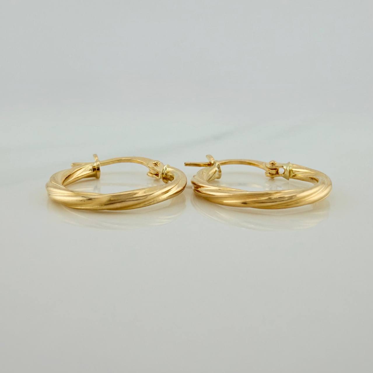 Candongas Lore 1.1gr / 2cm / Oro Amarillo 18K &