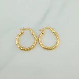 Candongas Iris 1.25gr / 2cm / Oro Amarillo 18K &