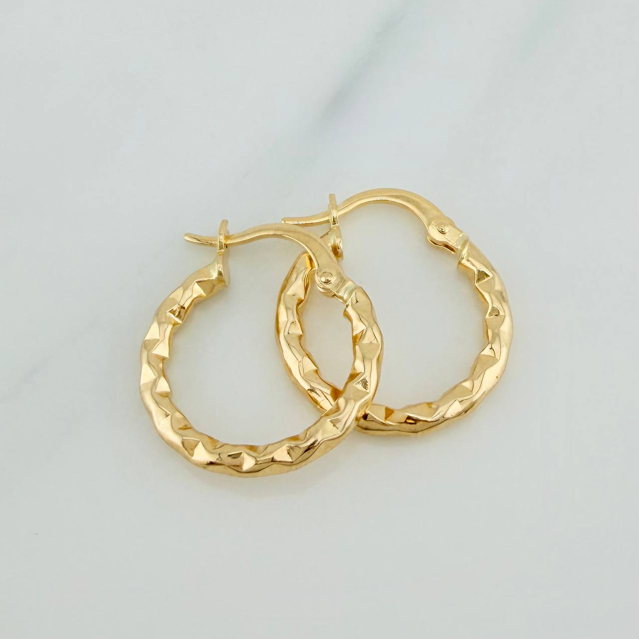 Candongas Iris 1.25gr / 2cm / Oro Amarillo 18K &