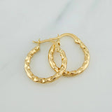 Candongas Iris 1.25gr / 2cm / Oro Amarillo 18K &