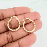 Candongas Iris 1.25gr / 2cm / Oro Amarillo 18K &
