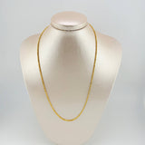 Cadena Lazo 2 g / 60 cm / 1.7 mm Oro Amarillo 18K