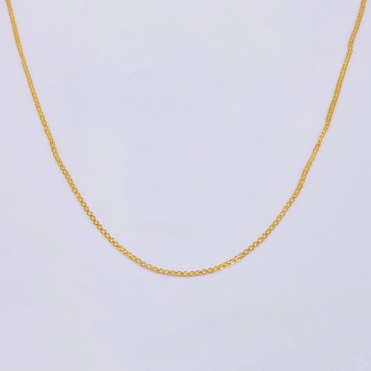 Cadena China 1.8gr / 42.5cm / 1.3mm Oro Amarillo +1 18K (Oferta) *
