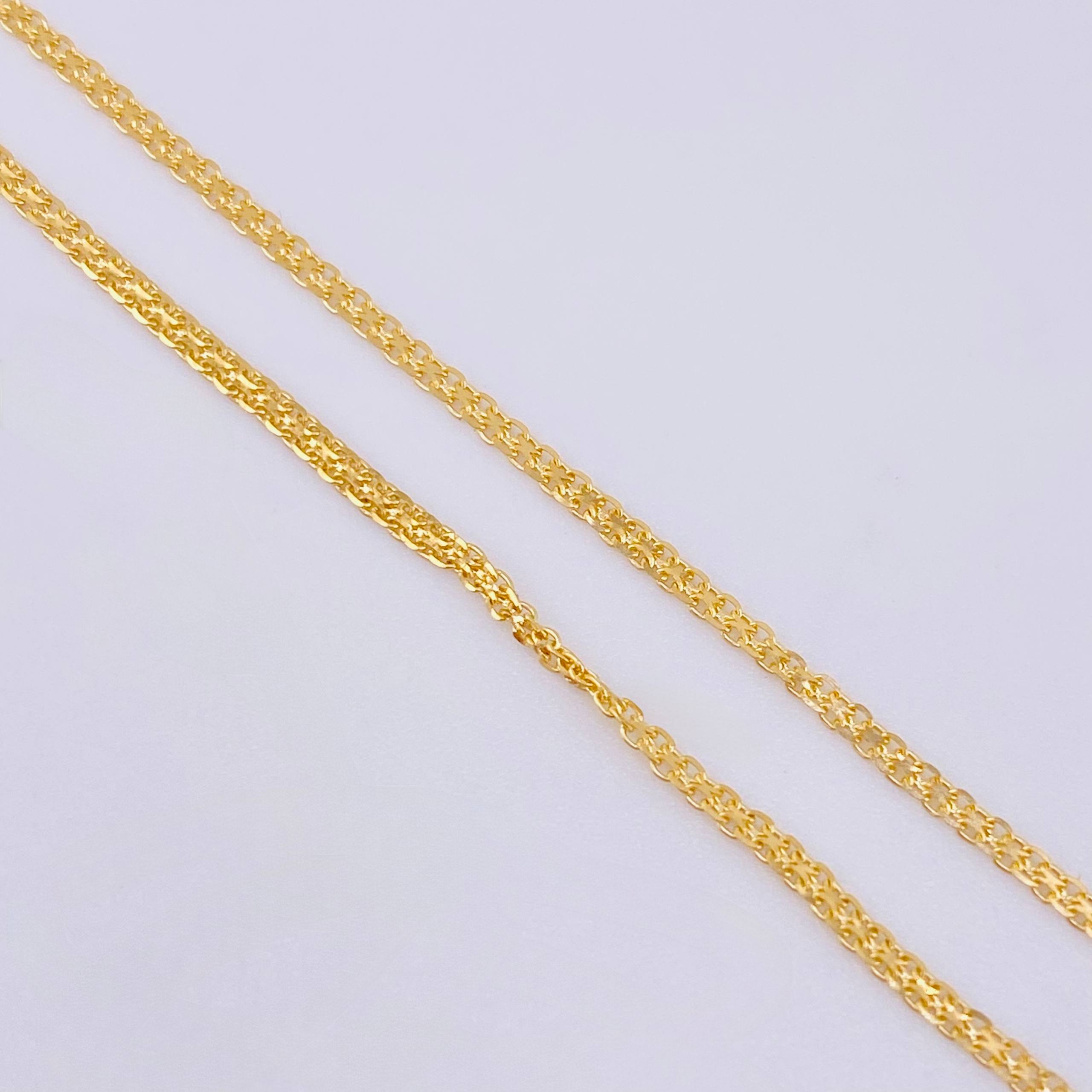 Cadena China 1.8gr / 42.5cm / 1.3mm Oro Amarillo +1 18K (Oferta) *