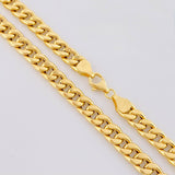 Cadena Cubana 9.1g / 60cm / 5.8mm Oro Amarillo 18K