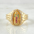 Anillo Virgen de Guadalupe 3.95gr / T7 1/2 / Oro Amarillo 18K ©