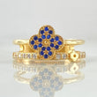 Anillo Trebol Lineal 3.3gr / T6 1/4 / Oro Amarillo 18K ©
