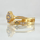 Anillo Trebol Lineal 3.3gr / T6 1/4 / Oro Amarillo 18K ©