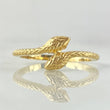 Anillo Serpientes 2.5gr / T7 1/2 / Oro Amarillo 18K ©