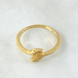 Anillo Serpientes 2.5gr / T7 1/2 / Oro Amarillo 18K ©