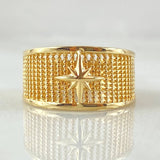 Anillo Estrella Cardinal 3.3gr / T6 / Oro Amarillo 18K ©