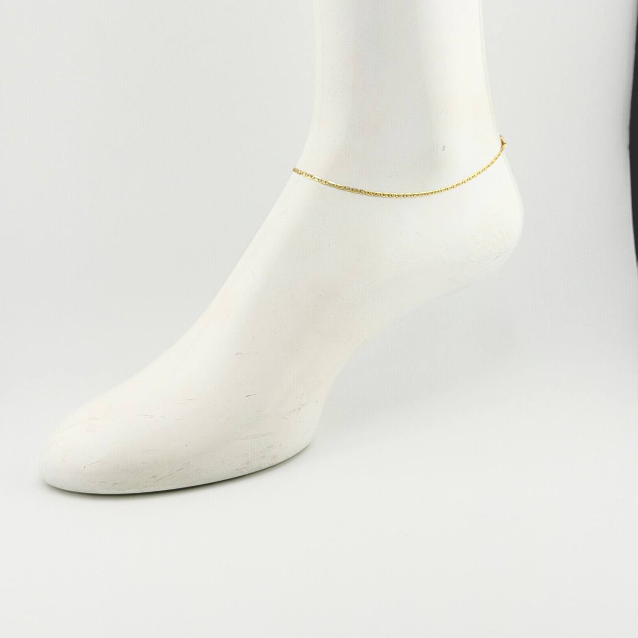 Tobillera Plana 1.45gr / 25cm / 1.8mm Tres Oros +3 18K