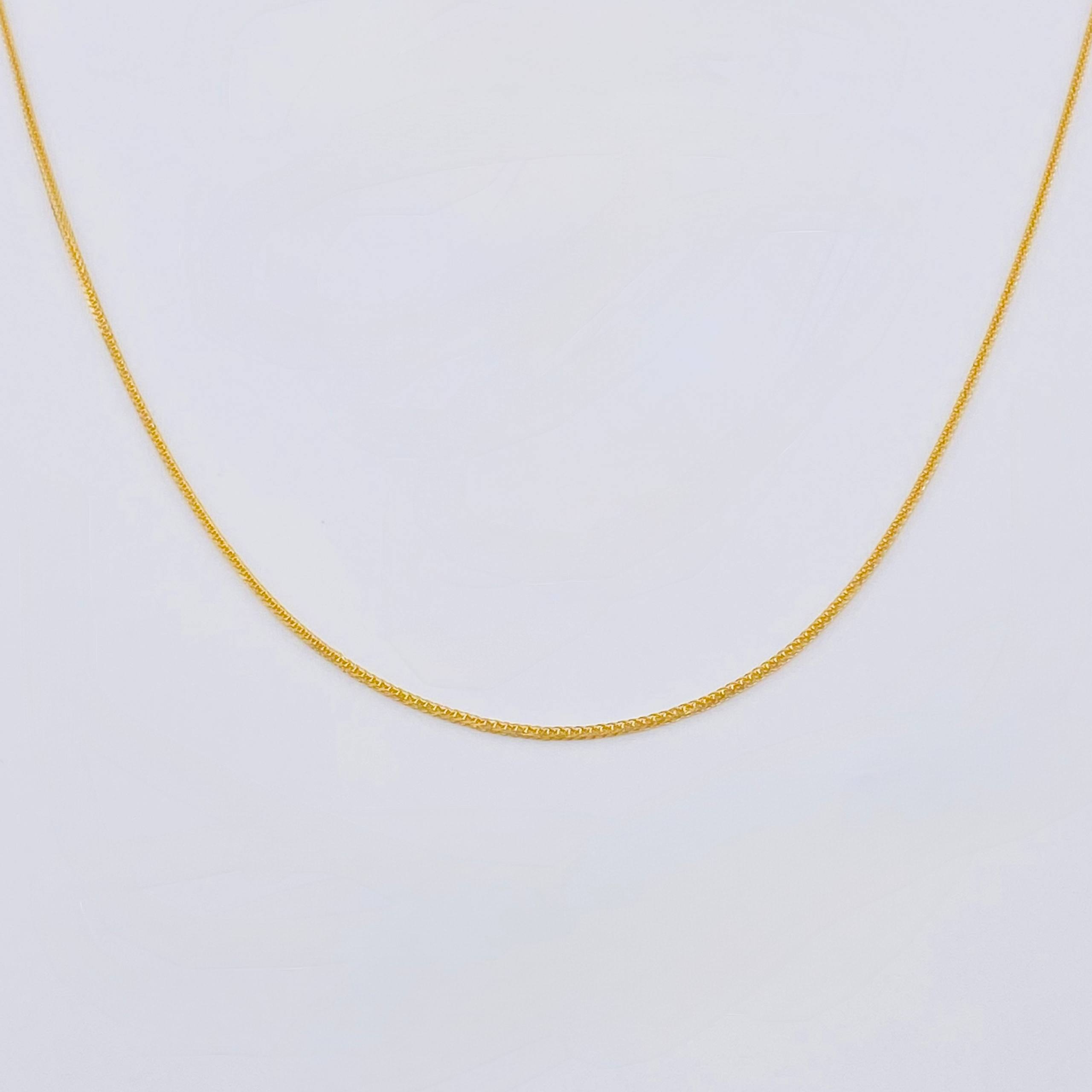 Cadena Franco 1.7gr / 50cm / 1.2mm Oro Amarillo +3 18K