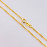 Cadena Franco 1.7gr / 50cm / 1.2mm Oro Amarillo +3 18K