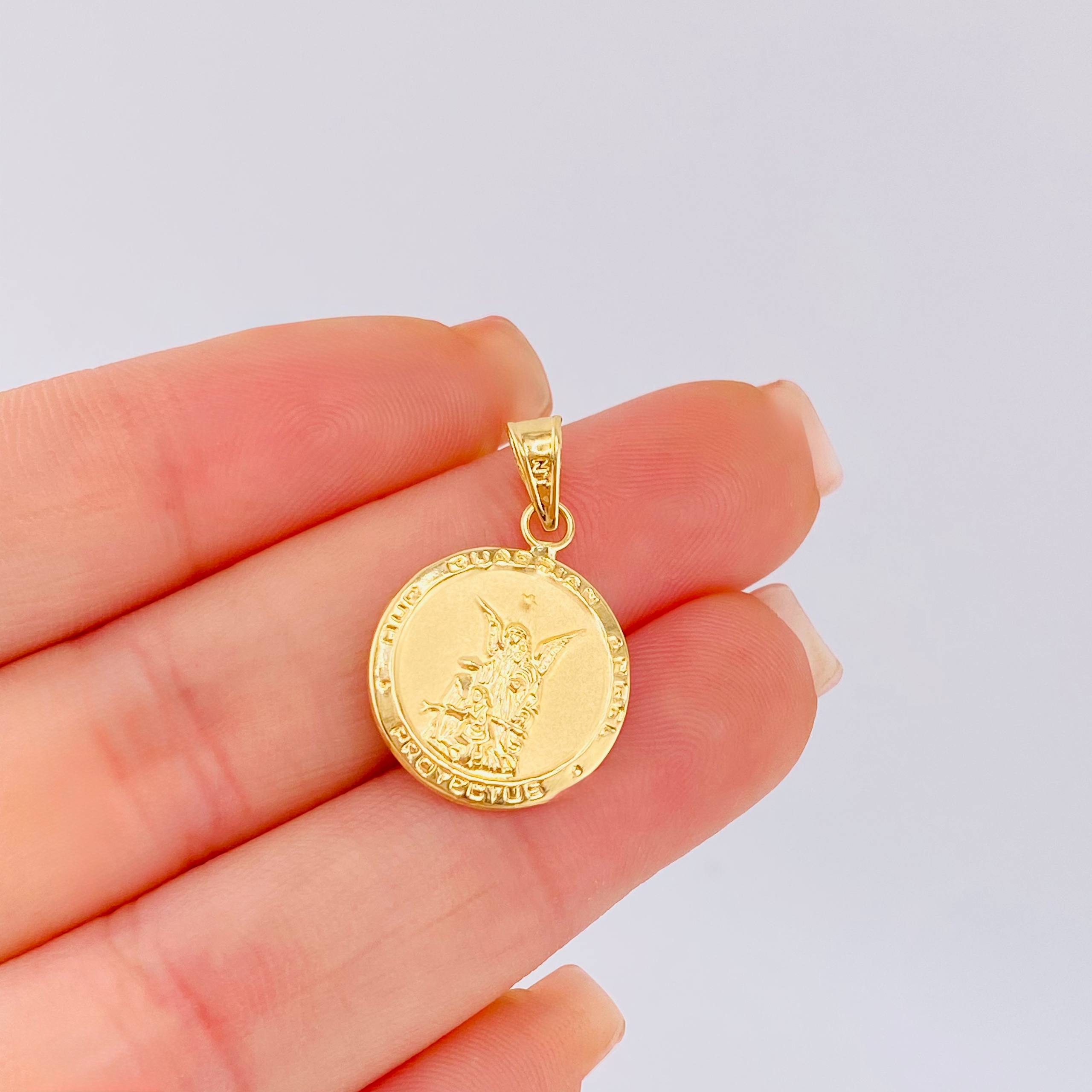 Dije Angel De La Guardia 1.25gr / 2.3cm / Oro Amarillo 18K ©