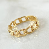 Anillo Cubano 2.25gr / T6 / Oro Amarillo 18K