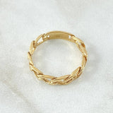 Anillo Cubano 2.25gr / T6 / Oro Amarillo 18K