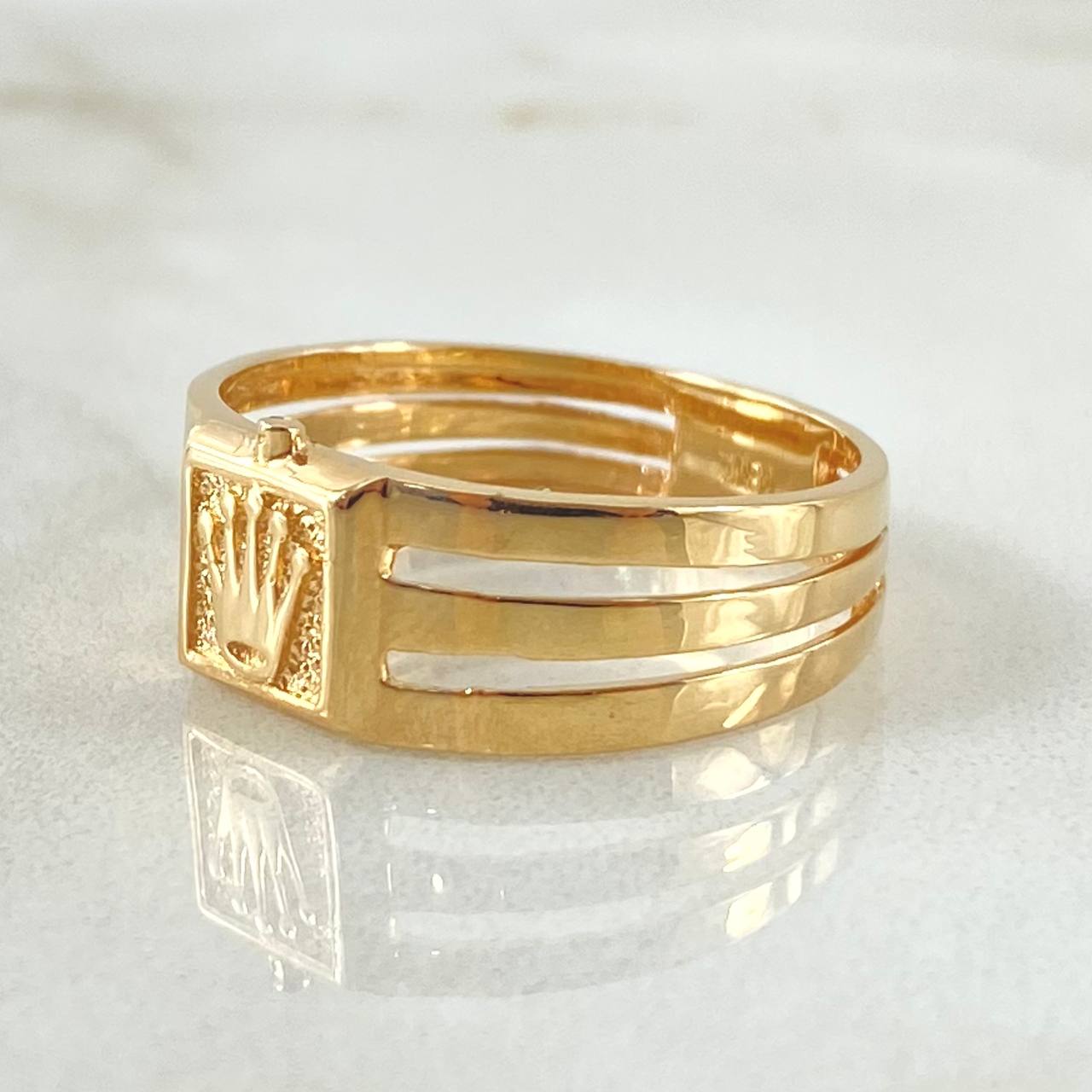 Anillo Corona 3gr / T8 / Oro Amarillo 18K ©