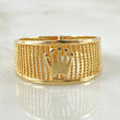 Anillo Punteado Corona 3.55gr / T8 / Oro Amarillo 18K