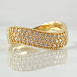 Anillo Ola Doble 3.4gr / T6 1/4 / Oro Amarillo 18K