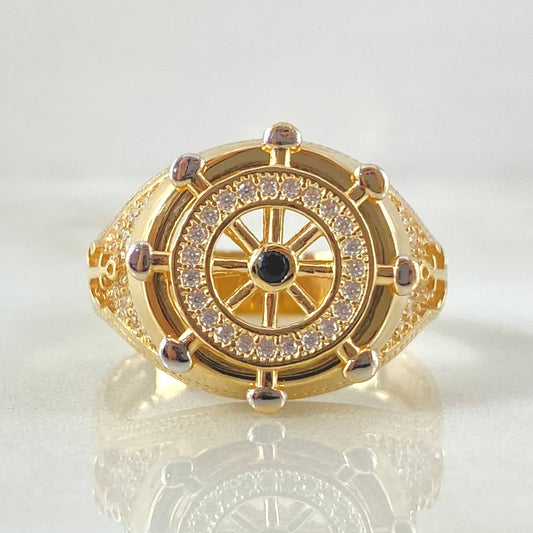 Anillo Timon Movil 9.25gr / T10 1/2 / Oro Amarillo 18K ©