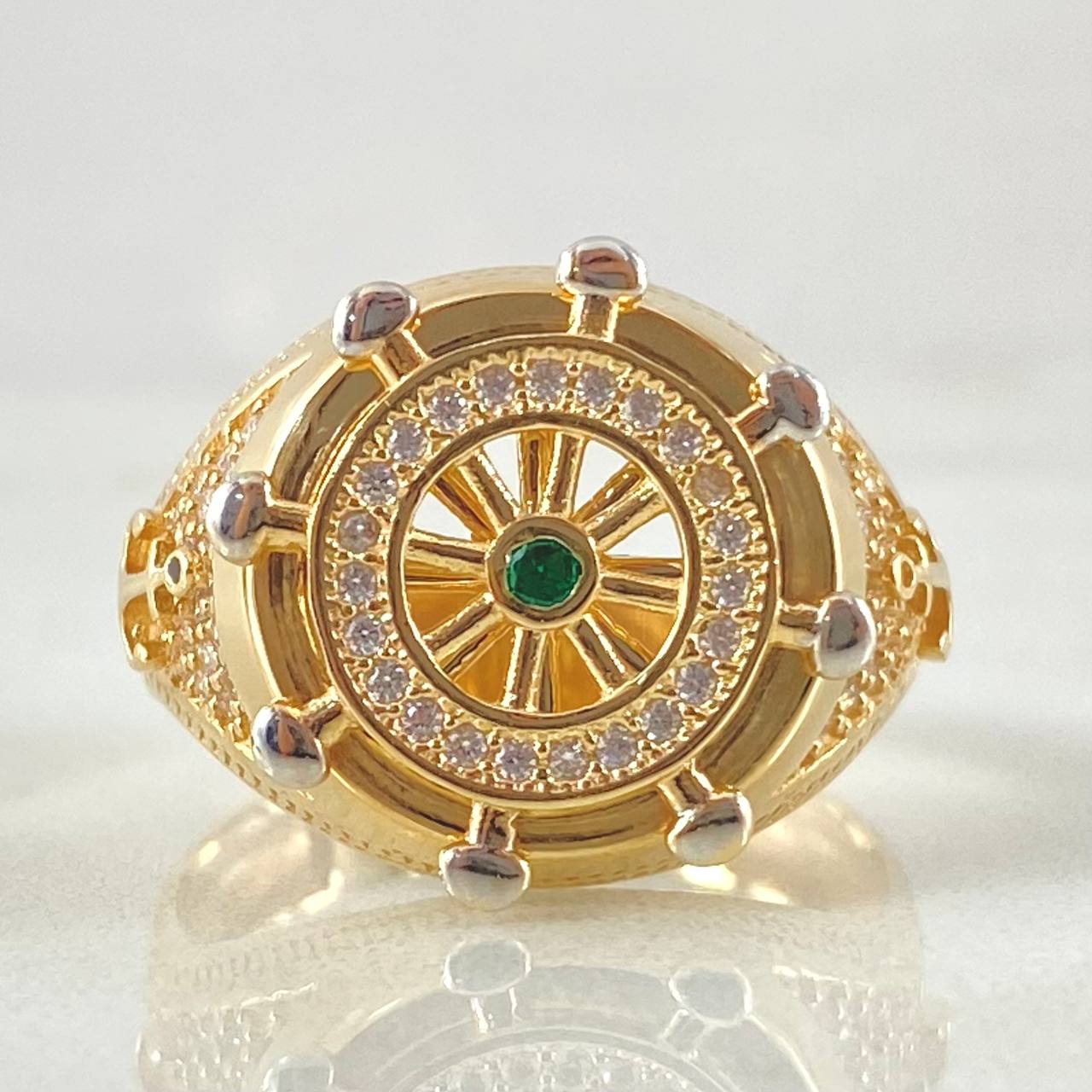 Anillo Timon Movil 9.45gr / T9 3/4 / Oro Amarillo 18K