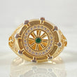 Anillo Timon Movil 9.45gr / T9 3/4 / Oro Amarillo 18K