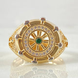 Anillo Timon Movil 9.45gr / T9 3/4 / Oro Amarillo 18K