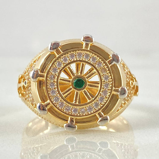 Anillo Timon Movil 8.75gr / T9 1/4 / Oro Amarillo 18K