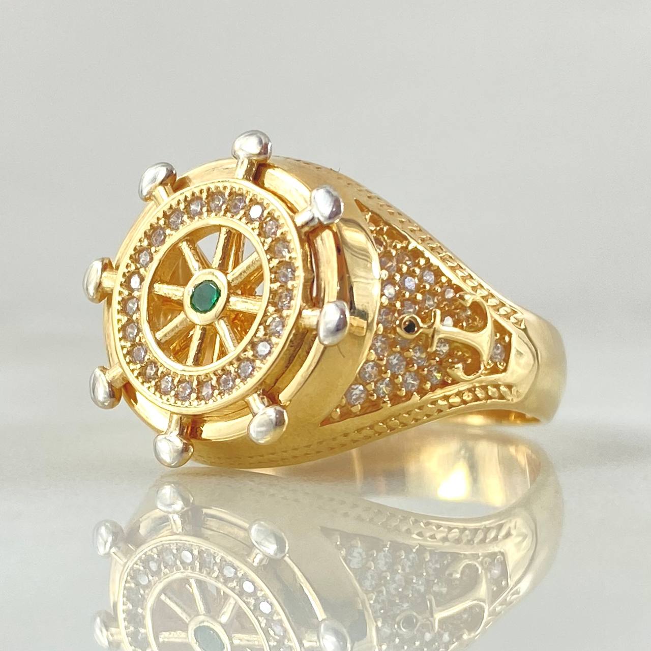 Anillo Timon Movil 9.45gr / T9 3/4 / Oro Amarillo 18K