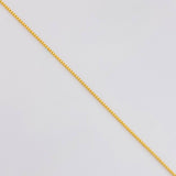 Set Cadena Veneciana + Dije Cruz / 1.45g / 50cm Oro Amarillo 18K