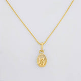 Set Cadena Veneciana + Dije Milagrosa / 1.05g / 40cm Oro Amarillo 18K