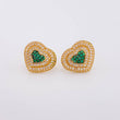 Topos Corazón Tupido 4.85g / 13.85mm Oro Amarillo 18K