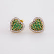 Topos Corazón Tupido 3.25g / 11.2mm Oro Amarillo 18K