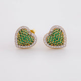 Topos Corazón Tupido 3.25g / 11.2mm Oro Amarillo 18K