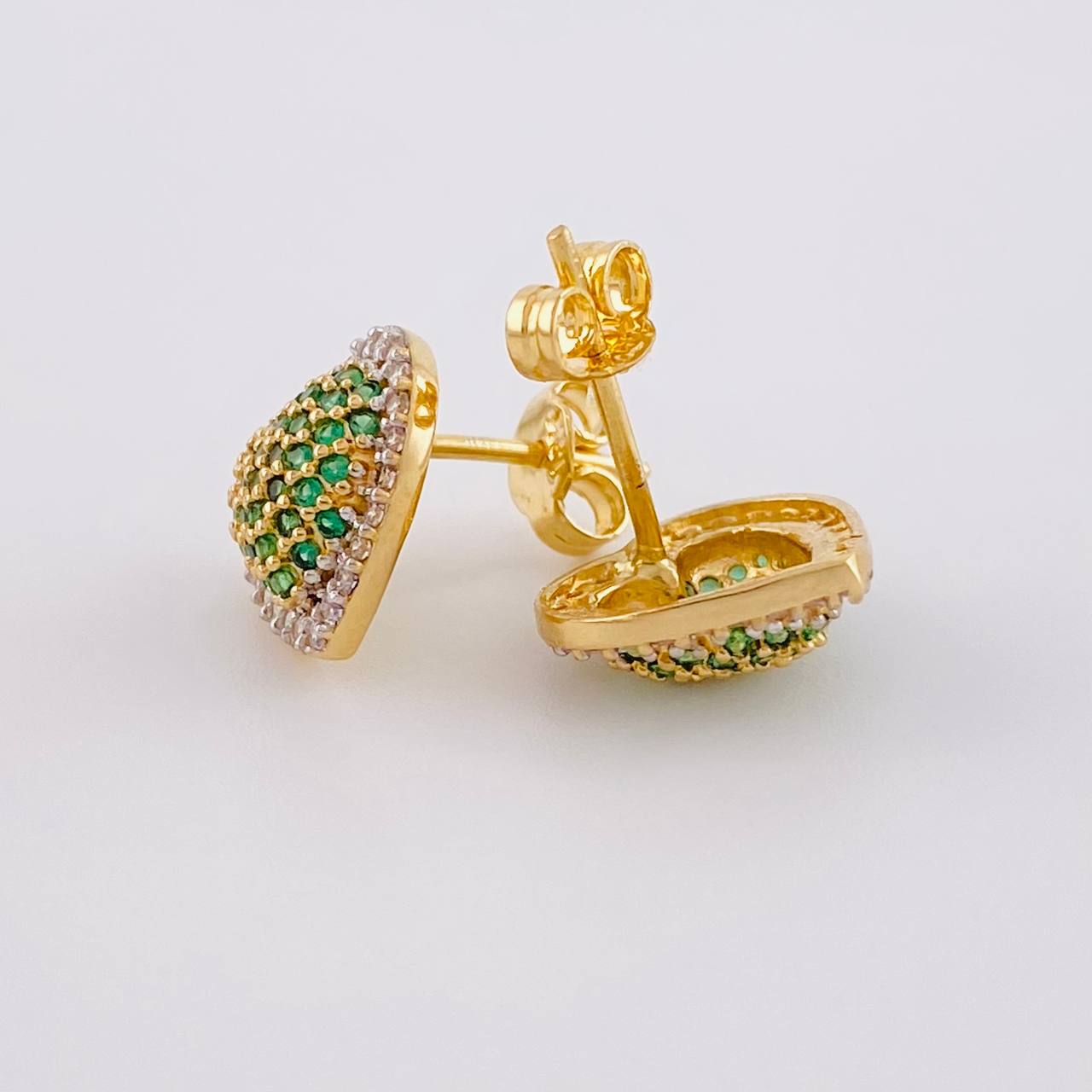 Topos Corazón Tupido 3.25g / 11.2mm Oro Amarillo 18K