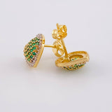 Topos Corazón Tupido 3.25g / 11.2mm Oro Amarillo 18K