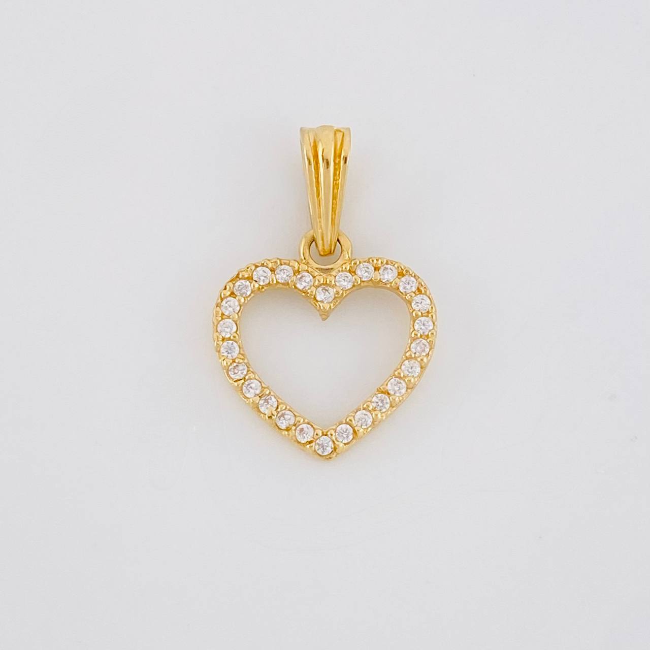 Dije Silueta Corazón 0.9g / 1.9cm Oro Amarillo 18K