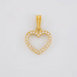 Dije Silueta Corazón 0.9g / 1.9cm Oro Amarillo 18K