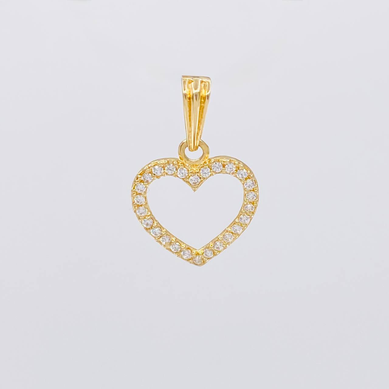 Dije Silueta Corazón 0.9g / 1.9cm Oro Amarillo 18K