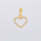 Dije Silueta Corazón 0.9g / 1.9cm Oro Amarillo 18K