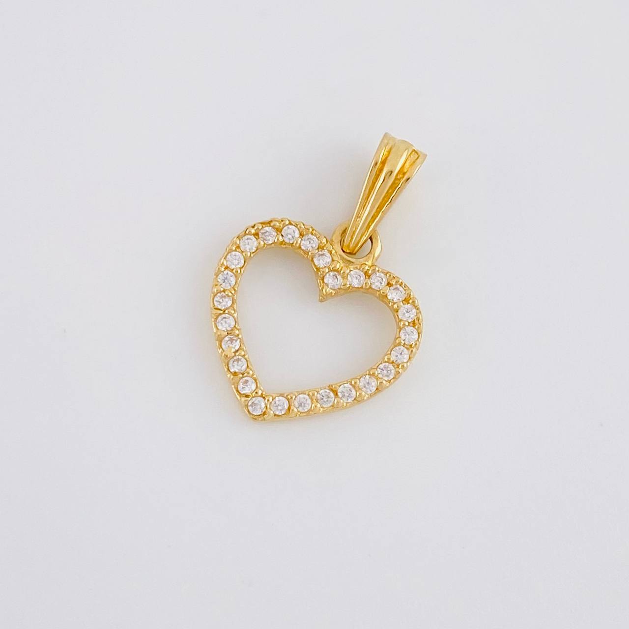 Dije Silueta Corazón 0.9g / 1.9cm Oro Amarillo 18K