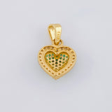 Dije Corazón Tupido 1.7g / 1.9cm Oro Amarillo 18K