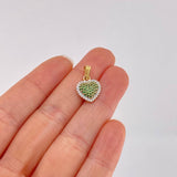 Dije Corazón Tupido 1.7g / 1.9cm Oro Amarillo 18K