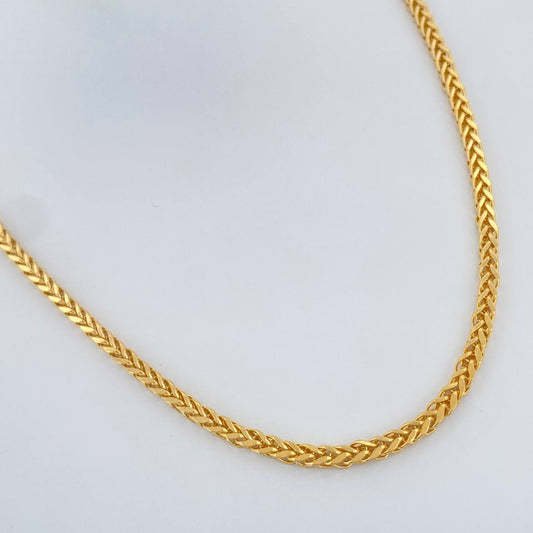 Cadena Franco 4.3gr / 45cm / Oro Amarillo +3 18K $