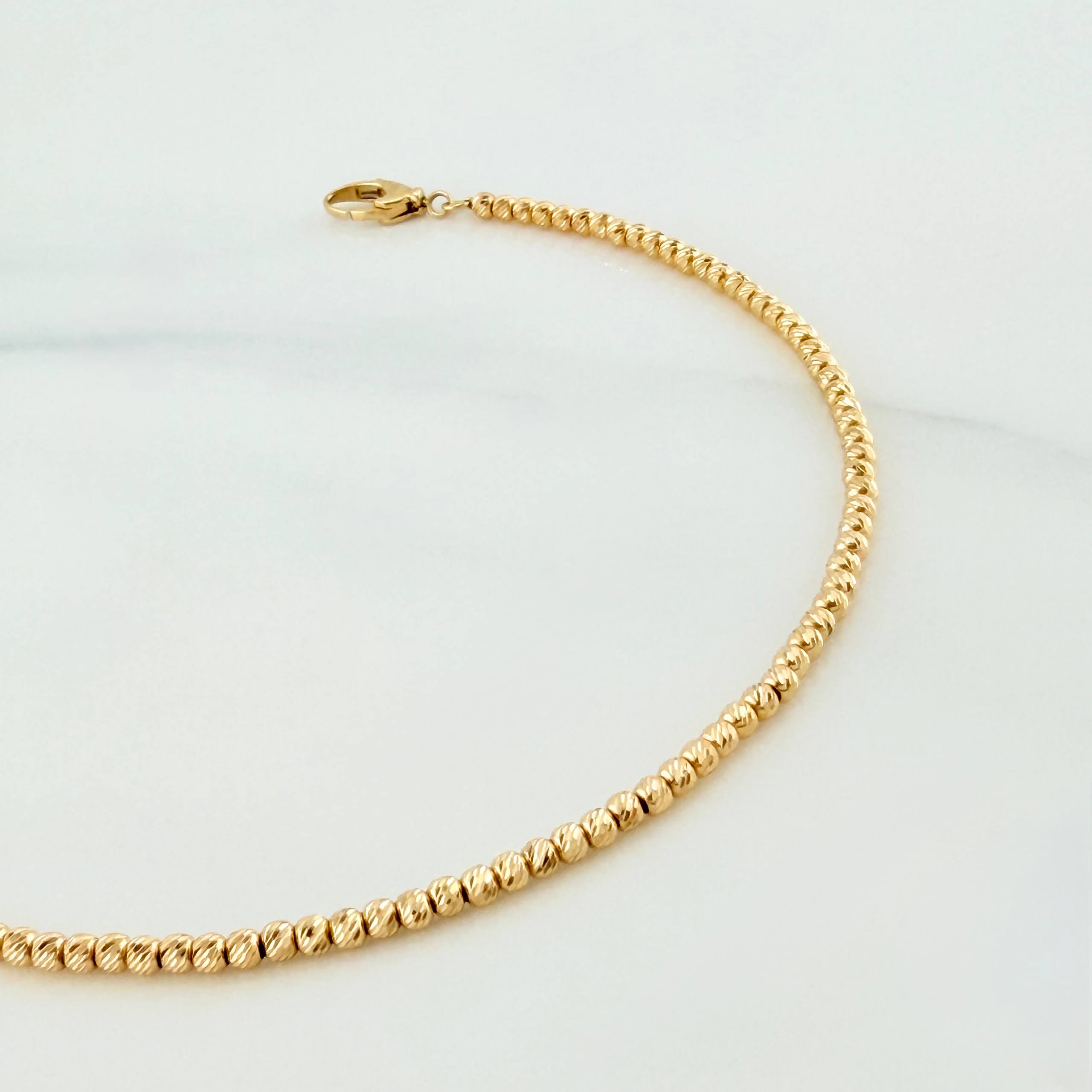 Pulso Modulable Militar 3.8 g / 18 cm - 20 cm / 3 mm Oro Amarillo 18K