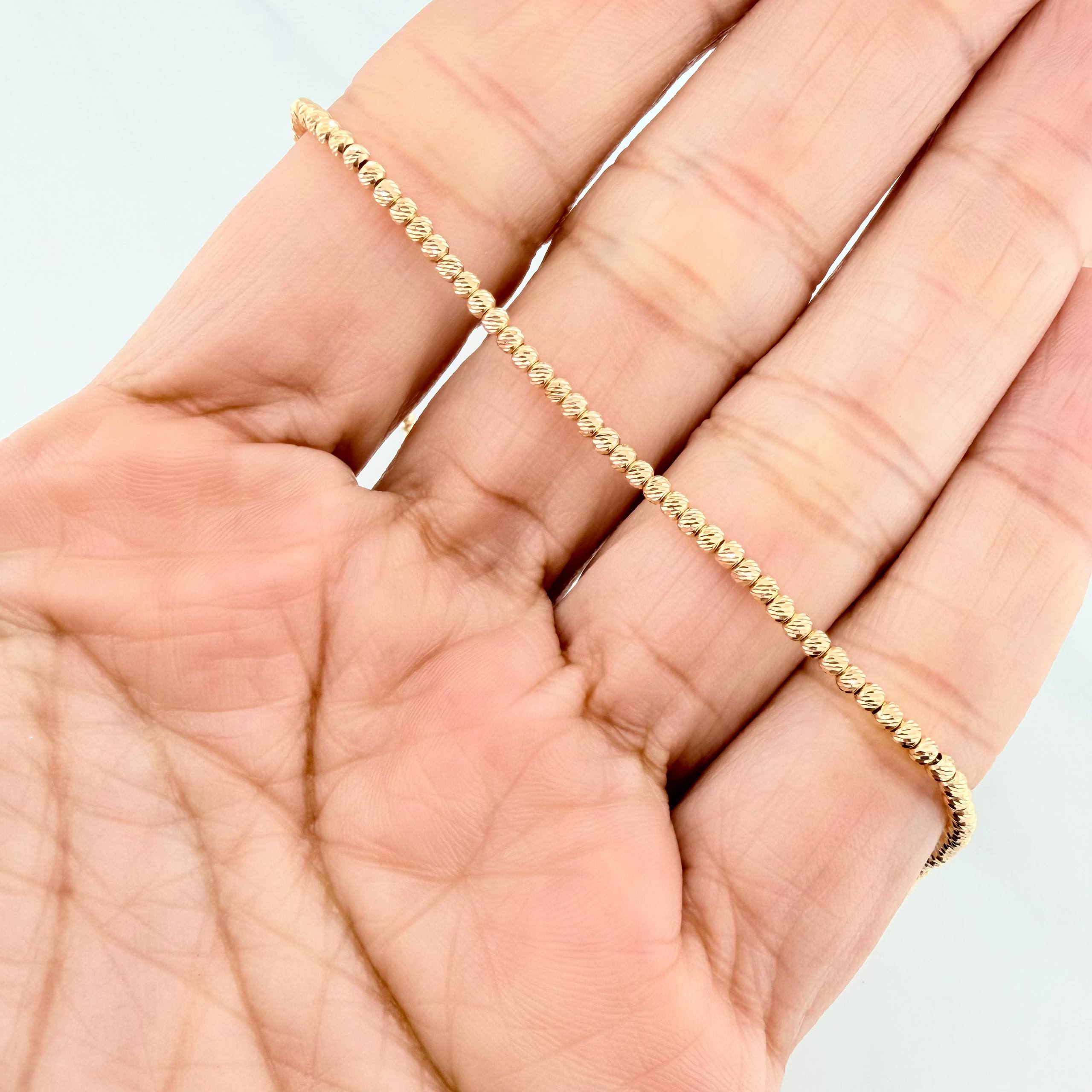 Pulso Modulable Militar 3.8 g / 18 cm - 20 cm / 3 mm Oro Amarillo 18K