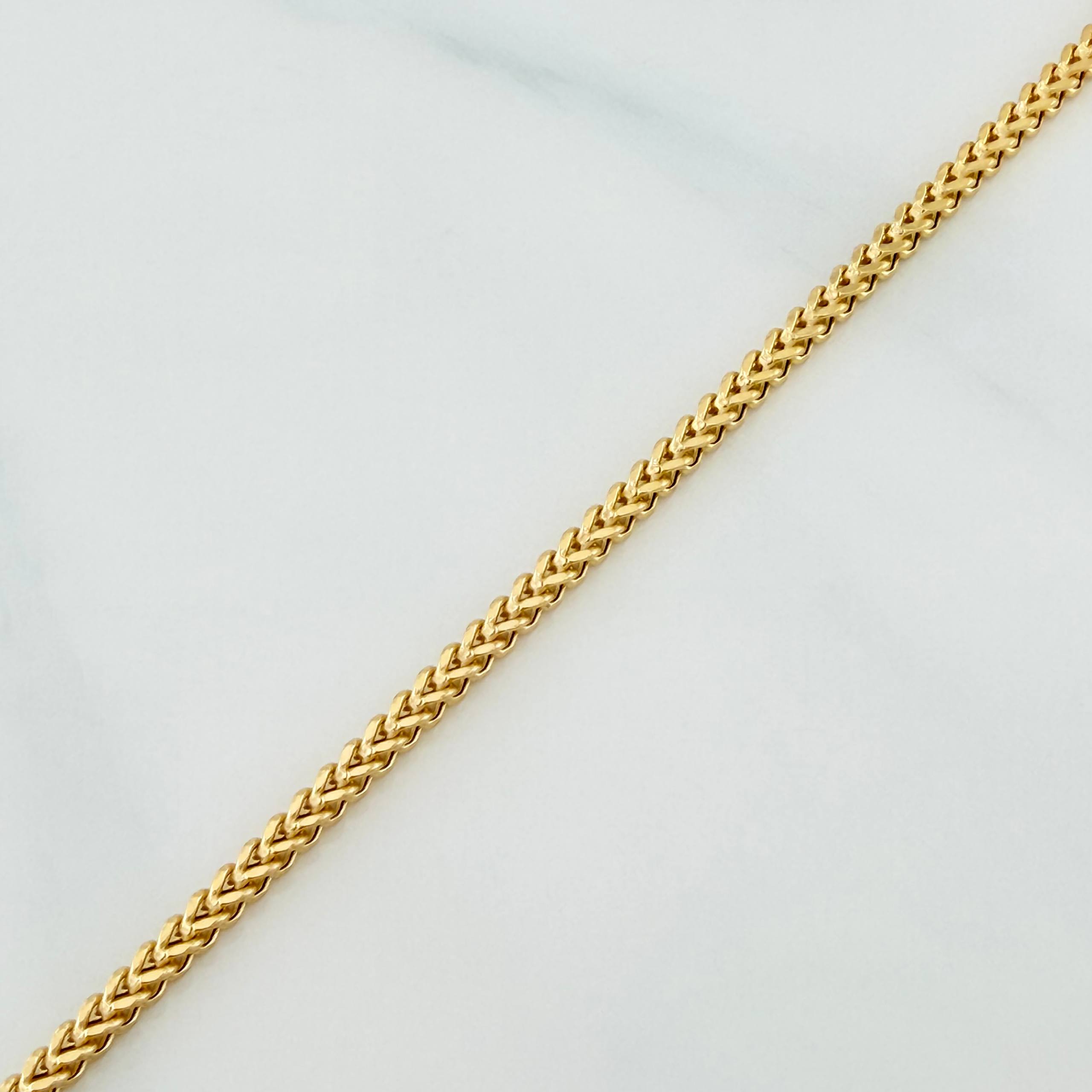 Pulso Franco 3 g / 19 cm / 2.2 mm Oro Amarillo 18K