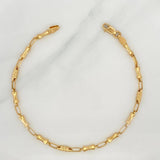 Pulso Rustico Reloj De Arena 3.8 g / 21 cm / 3.5 mm Oro Amarillo 18K