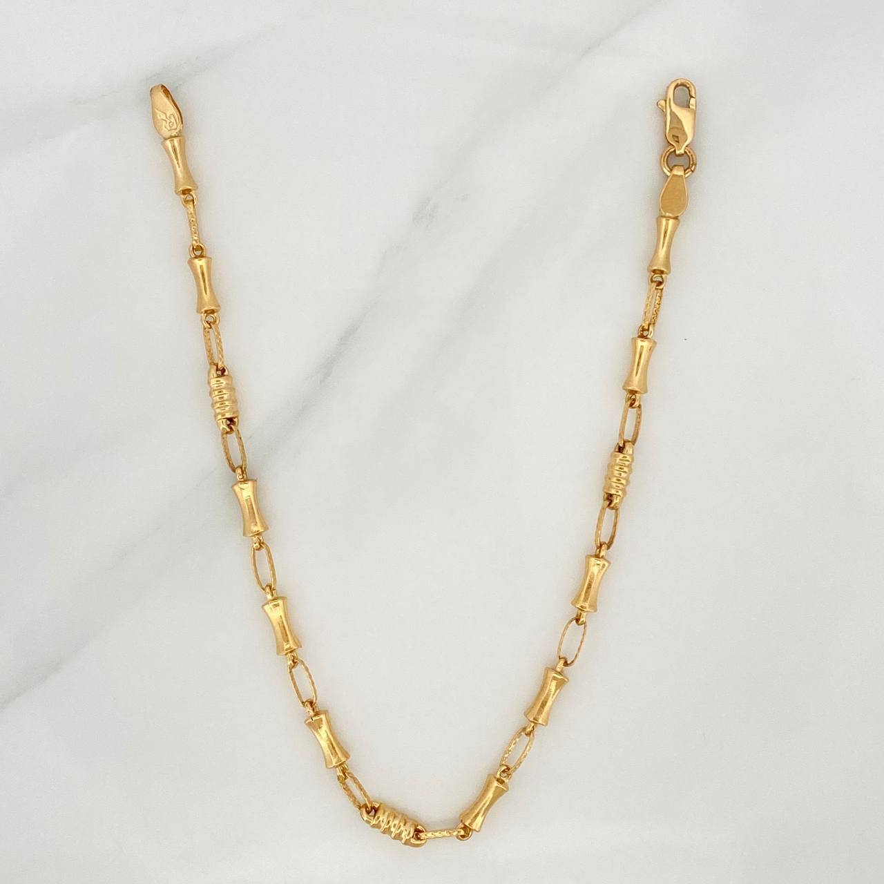 Pulso Rustico Reloj De Arena 3.8 g / 21 cm / 3.5 mm Oro Amarillo 18K
